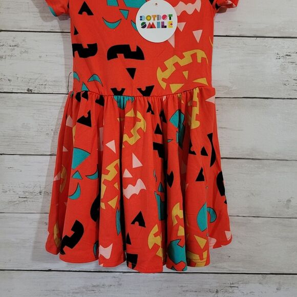 NWT Dot Dot Smile Baby Girl Halloween Jack O Lantern Twirl Dress 12-24 M - Picture 4 of 9